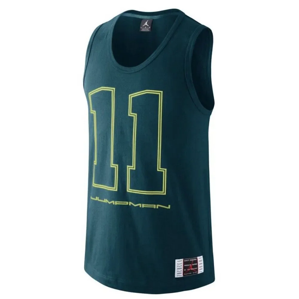 Jordan AJxi Men's Tank Top Night Shade-Green‎ Size Small